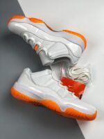 AJ Jordan 11 Low White/Bright Citrus AH7860-139 - Premium Quality Streetwear Sneaker - Image 4