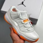 AJ Jordan 11 Low White/Bright Citrus AH7860-139 - Premium Quality Streetwear Sneaker