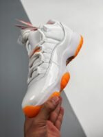 AJ Jordan 11 Low White/Bright Citrus AH7860-139 - Premium Quality Streetwear Sneaker - Image 5