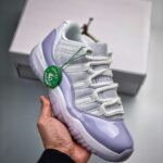AJ Jordan 11 Low White/Pure Violet AH7860-101 - Premium Quality Streetwear Sneaker