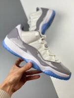 AJ Jordan 11 Low White/University Blue/Cement Grey AV2187-140 - Premium Quality Streetwear Sneaker - Image 2