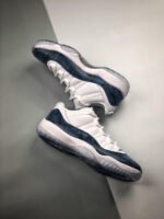 AJ Jordan 11 Navy Snakeskin CD6846-102 Men and Women Size from US 5.5 to US 11 - Premium Quality Streetwear Sneaker - Image 3