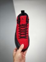AJ Jordan 12 'Reverse Flu Game' Varsity Red/Black CT8013-602 - Premium Quality Streetwear Sneaker - Image 6