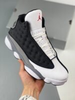 AJ Jordan 13 Black Flint Black/University Red-Flint Grey-White DJ5982-060 - Premium Quality Streetwear Sneaker