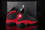 AJ Jordan 13 Black Red Mesh Men's Shoes - Premium Quality Streetwear Sneaker - Image 2