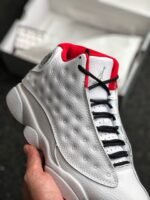 AJ Jordan 13 History of Flight White/Metallic Silver-University Red - Premium Quality Streetwear Sneaker - Image 4