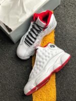 AJ Jordan 13 History of Flight White/Metallic Silver-University Red - Premium Quality Streetwear Sneaker - Image 2