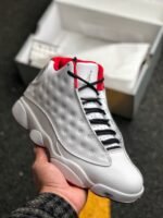 AJ Jordan 13 History of Flight White/Metallic Silver-University Red - Premium Quality Streetwear Sneaker - Image 7