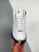 AJ Jordan 13 Lakers White/Black-Court Purple-University Gold 414571-105 - Premium Quality Streetwear Sneaker - Image 6
