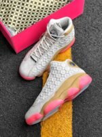 AJ Jordan 13 Retro 'CNY' Pale Ivory/Black-Digital Pink-Club Gold CW4409-100 - Premium Quality Streetwear Sneaker - Image 7