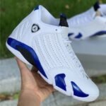 AJ Jordan 14 White/Hyper Royal-Black 487471-104 - Premium Quality Streetwear Sneaker