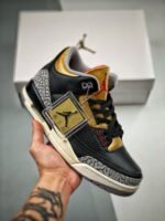 AJ Jordan 3 Black Cement Gold CK9246-067 - Premium Quality Streetwear Sneaker
