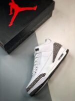 AJ Jordan 3 Mocha White/Chrome-Dark Mocha 136064-122 - Premium Quality Streetwear Sneaker - Image 3