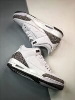 AJ Jordan 3 Mocha White/Chrome-Dark Mocha 136064-122 - Premium Quality Streetwear Sneaker - Image 4