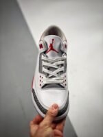 AJ Jordan 3 OG White/Fire Red-Black DN3707-160 - Premium Quality Streetwear Sneaker - Image 6