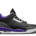 AJ Jordan 3 Retro 'Court Purple' Revered Footwear - Premium Quality Streetwear Sneaker