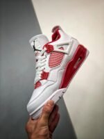 AJ Jordan 4 Alternate 89 White/Black-Gym Red 308499-106 - Premium Quality Streetwear Sneaker - Image 5