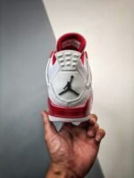 AJ Jordan 4 Alternate 89 White/Black-Gym Red 308499-106 - Premium Quality Streetwear Sneaker - Image 8