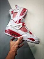 AJ Jordan 4 Alternate 89 White/Black-Gym Red 308499-106 - Premium Quality Streetwear Sneaker - Image 2