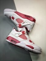 AJ Jordan 4 Alternate 89 White/Black-Gym Red 308499-106 - Premium Quality Streetwear Sneaker - Image 4