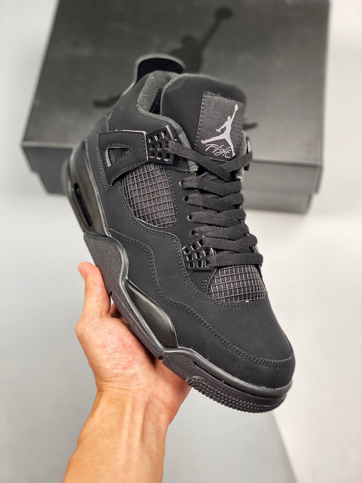 air-jordan-4-black-cat-cu1110-010-6vjnr.jpg AJ Jordan 4 Black Cat CU1110-010 - Premium Quality Streetwear Sneaker - Image 1