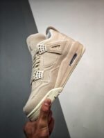 AJ Jordan 4 Canvas Sail/Cement Grey-Fire Red DQ4904-100 - Premium Quality Streetwear Sneaker - Image 5
