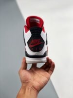 AJ Jordan 4 Fire Red White/Fire Red-Black-Tech Grey - Premium Quality Streetwear Sneaker - Image 8