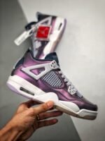 AJ Jordan 4 GS Monsoon Blue BQ9043-400 - Premium Quality Streetwear Sneaker - Image 4