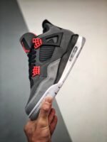AJ Jordan 4 Infrared Dark Grey/Infrared 23-Black-Cement Grey DH6927 061 - Premium Quality Streetwear Sneaker - Image 5