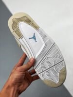 AJ Jordan 4 Linen White/Boarder Blue-Light Sand 487724-118 - Premium Quality Streetwear Sneaker - Image 7
