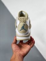 AJ Jordan 4 Linen White/Boarder Blue-Light Sand 487724-118 - Premium Quality Streetwear Sneaker - Image 8