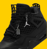 AJ Jordan 4 NET Black FN7251-001 - Premium Quality Streetwear Sneaker - Image 4