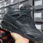 AJ Jordan 4 NET Black FN7251-001 - Premium Quality Streetwear Sneaker