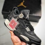 AJ Jordan 4 'Oreo' Black/Tech Grey-Black 314254-003 - Premium Quality Streetwear Sneaker