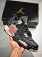 AJ Jordan 4 'Oreo' Black/Tech Grey-Black 314254-003 - Premium Quality Streetwear Sneaker