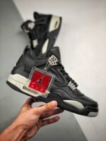 AJ Jordan 4 'Oreo' Black/Tech Grey-Black 314254-003 - Premium Quality Streetwear Sneaker - Image 7