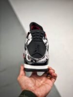AJ Jordan 4 'Tattoo' Black/Fire Red-Black-White BQ0897-006 - Premium Quality Streetwear Sneaker - Image 7
