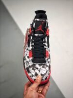 AJ Jordan 4 'Tattoo' Black/Fire Red-Black-White BQ0897-006 - Premium Quality Streetwear Sneaker - Image 3