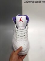 AJ Jordan 5 GS Easter White/Laser Crimson-Voltage Purple CT1605-100 - Premium Quality Streetwear Sneaker - Image 5