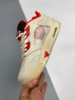 AJ Jordan 5 Low CNY Sail/Chile Red-Opti Yellow-Pearl White DD2240-100 - Premium Quality Streetwear Sneaker - Image 5