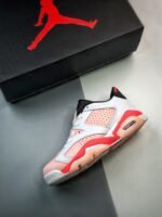 AJ Jordan 6 GS White/Atmosphere-Infrared 23-Black - Premium Quality Streetwear Sneaker - Image 3