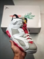 AJ Jordan 6 Hare Neutral Grey/White-True Red-Black CT8529-062 - Premium Quality Streetwear Sneaker