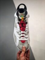 AJ Jordan 6 Hare Neutral Grey/White-True Red-Black CT8529-062 - Premium Quality Streetwear Sneaker - Image 5