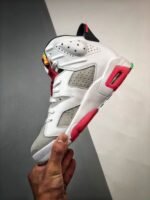 AJ Jordan 6 Hare Neutral Grey/White-True Red-Black CT8529-062 - Premium Quality Streetwear Sneaker - Image 6