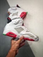 AJ Jordan 6 Hare Neutral Grey/White-True Red-Black CT8529-062 - Premium Quality Streetwear Sneaker - Image 3