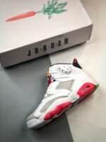 AJ Jordan 6 Hare Neutral Grey/White-True Red-Black CT8529-062 - Premium Quality Streetwear Sneaker - Image 2
