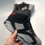 AJ Jordan 6 PSG Iron Grey/Infrared 23-Black CK1229-001 - Premium Quality Streetwear Sneaker