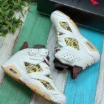 AJ Jordan 6 Quai 54 Sail/Total Orange-Gum Light Brown CZ4152-100 - Premium Quality Streetwear Sneaker