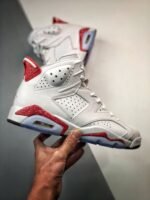 AJ Jordan 6 Red Oreo White/University Red-Black CT8529-162 - Premium Quality Streetwear Sneaker - Image 2