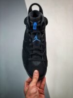 AJ Jordan 6 'UNC' Black/University Blue 384664-006 - Premium Quality Streetwear Sneaker - Image 6